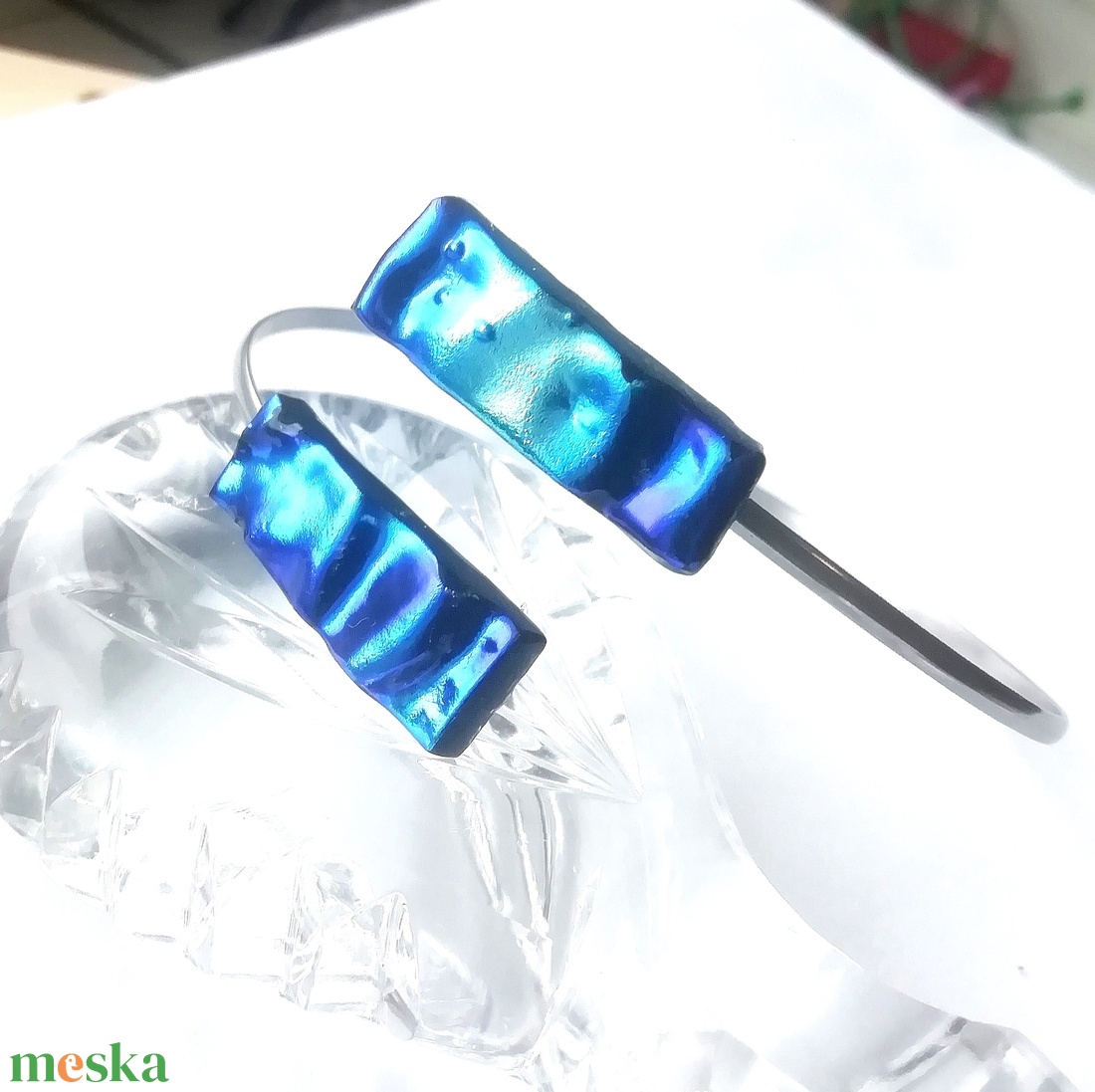 NEMESACÉL!  Kékek fúziója ékszerszett. - ékszer - ékszerszett - Meska.hu