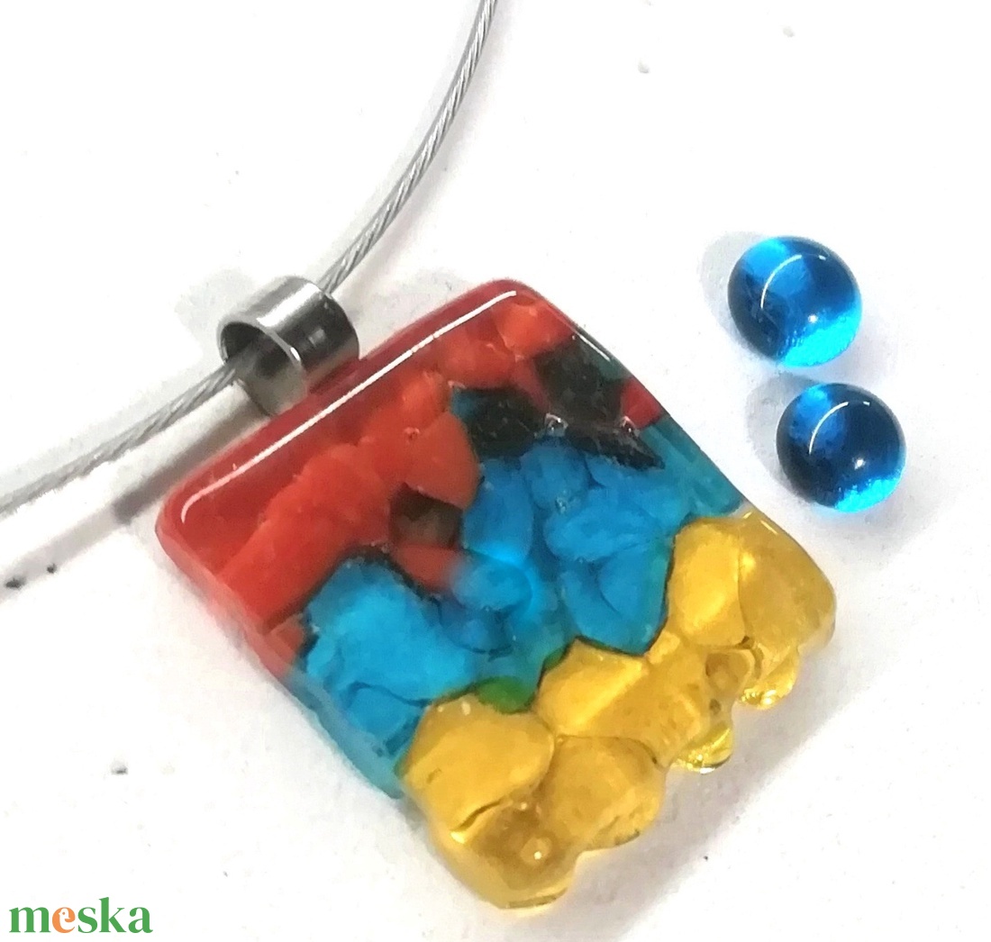 NEMESACÉL!  Színek fúziója ékszerszett.  - ékszer - ékszerszett - Meska.hu