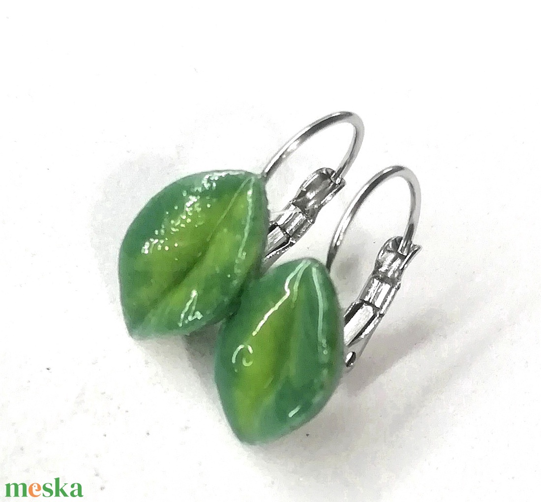 NEMESACÉL! Menta levelek karkötő és gyűrű.  - ékszer - ékszerszett - Meska.hu