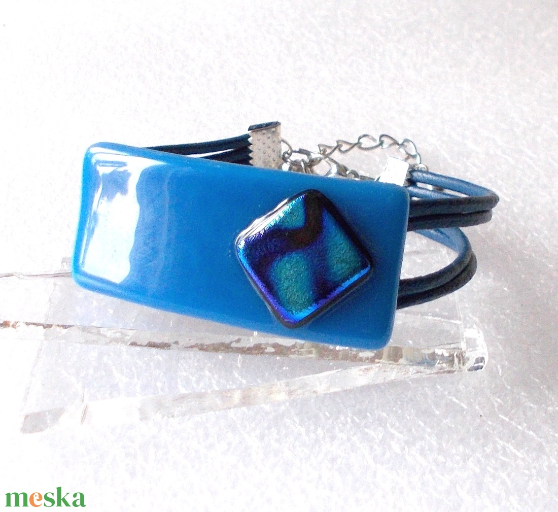 Egyiptomi kék ékszerszett, ajándék névnapra, születésnapra. - ékszer - ékszerszett - Meska.hu