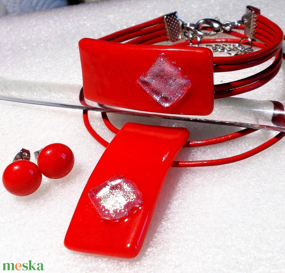 Egyiptomi kék ékszerszett, ajándék névnapra, születésnapra. - ékszer - ékszerszett - Meska.hu