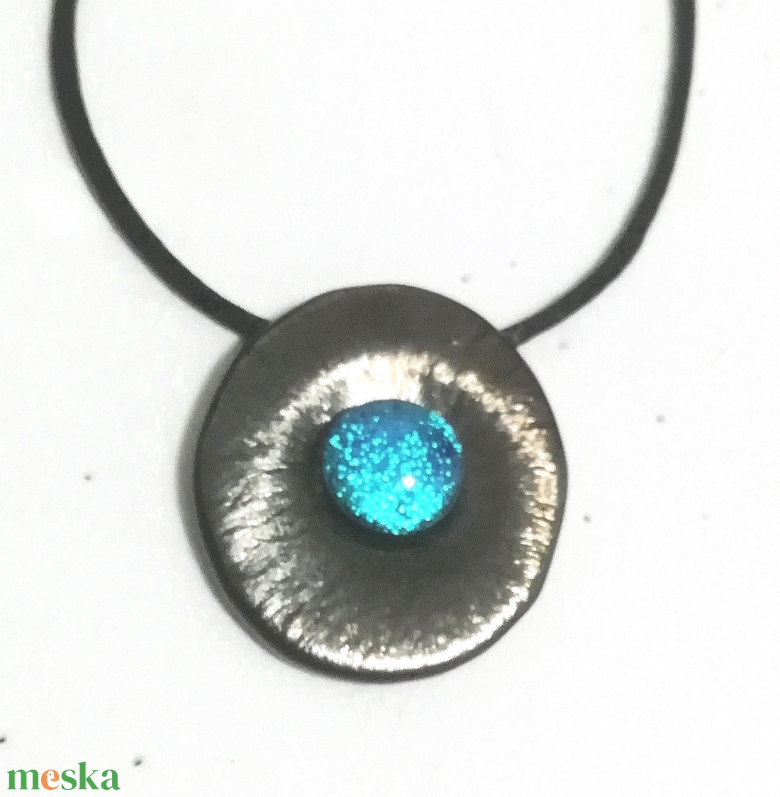 OVÁLIS! Gyöngykagyló dichroic ékszerszett , ajándék névnapra, születésnapra. - ékszer - ékszerszett - Meska.hu