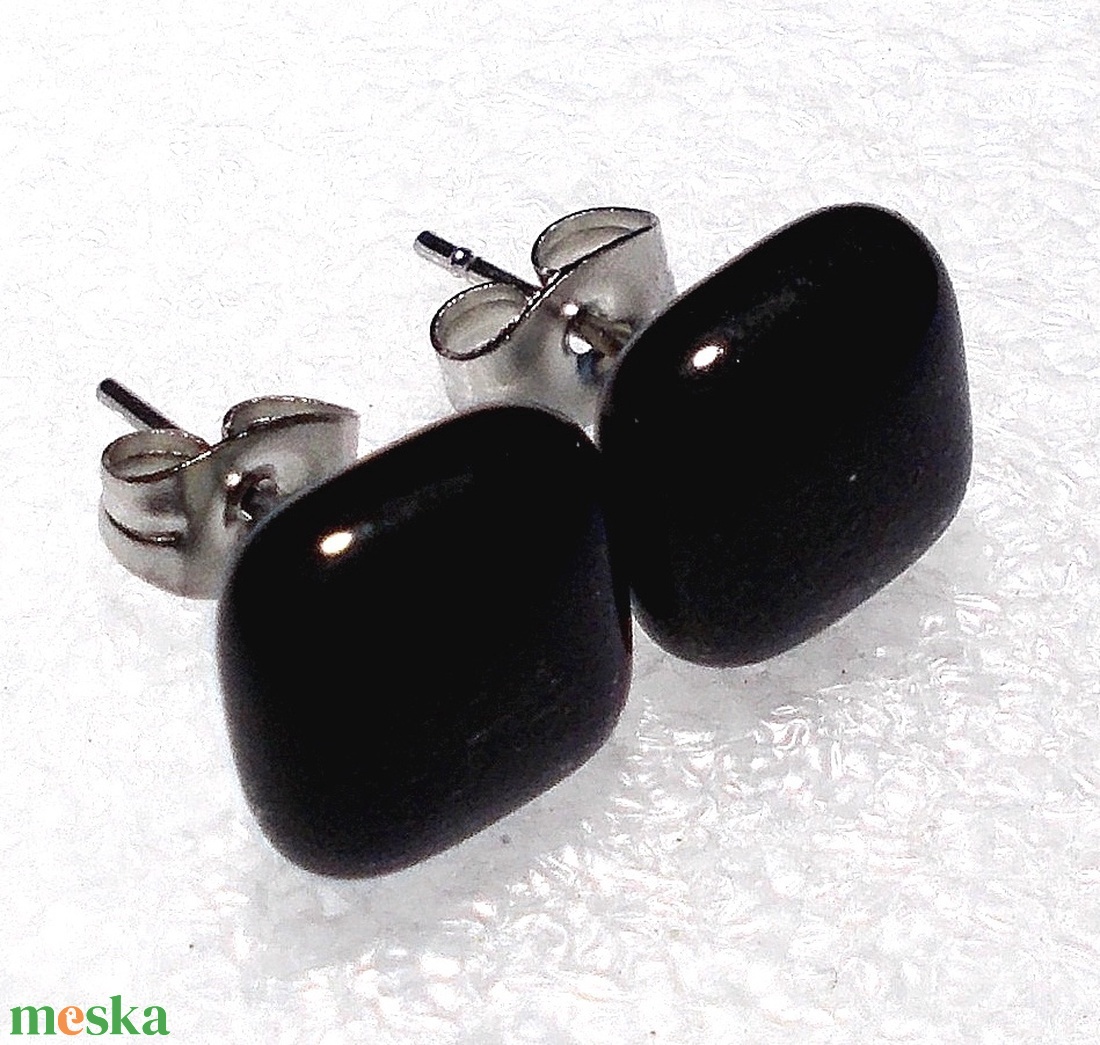 AKCIÓ! Türkiz - kék - arany dichroic ékszerszett. - ékszer - ékszerszett - Meska.hu