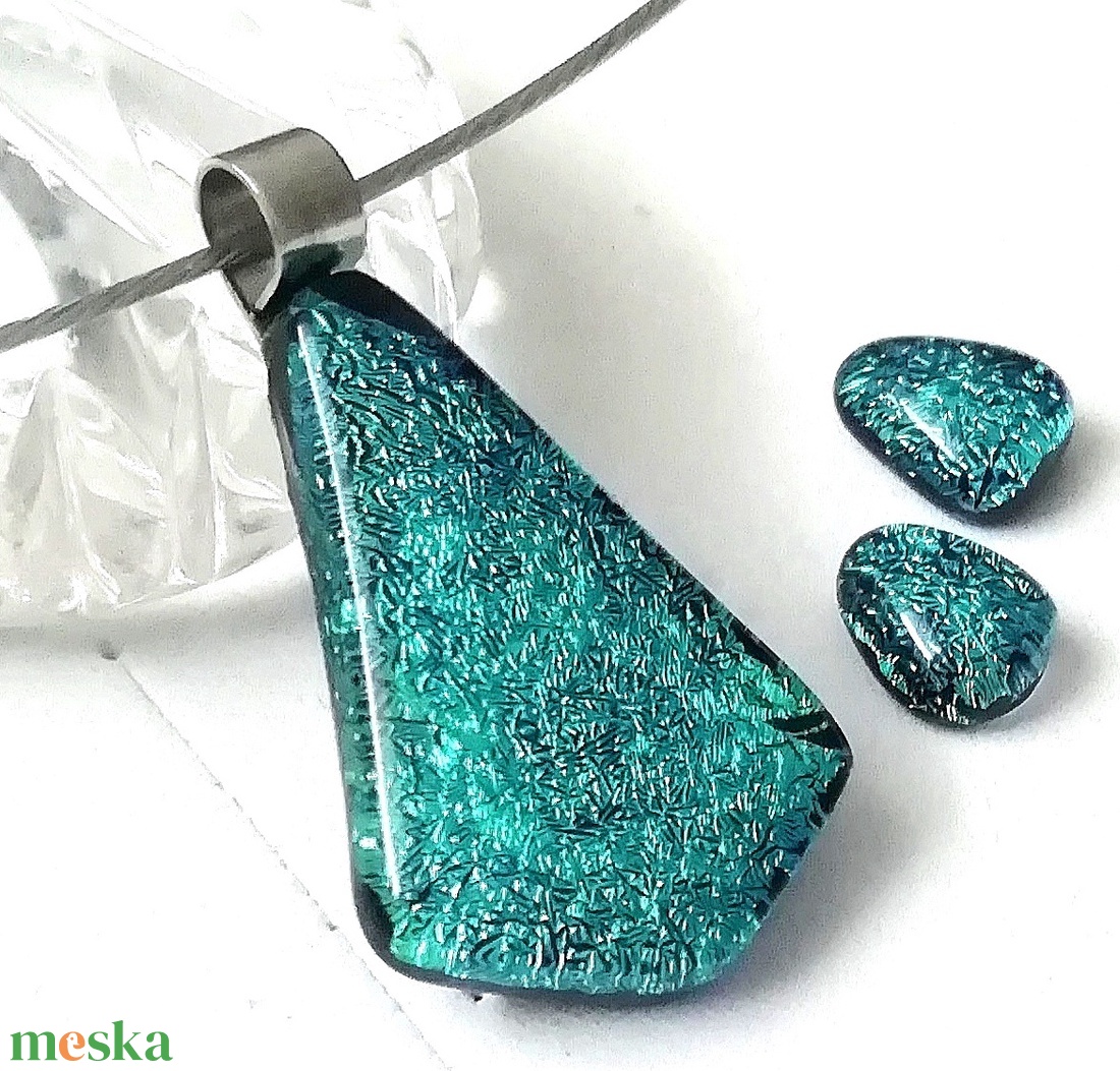 NEMESACÉL! Türkiz ragyogás ékszerszett - ékszer - ékszerszett - Meska.hu