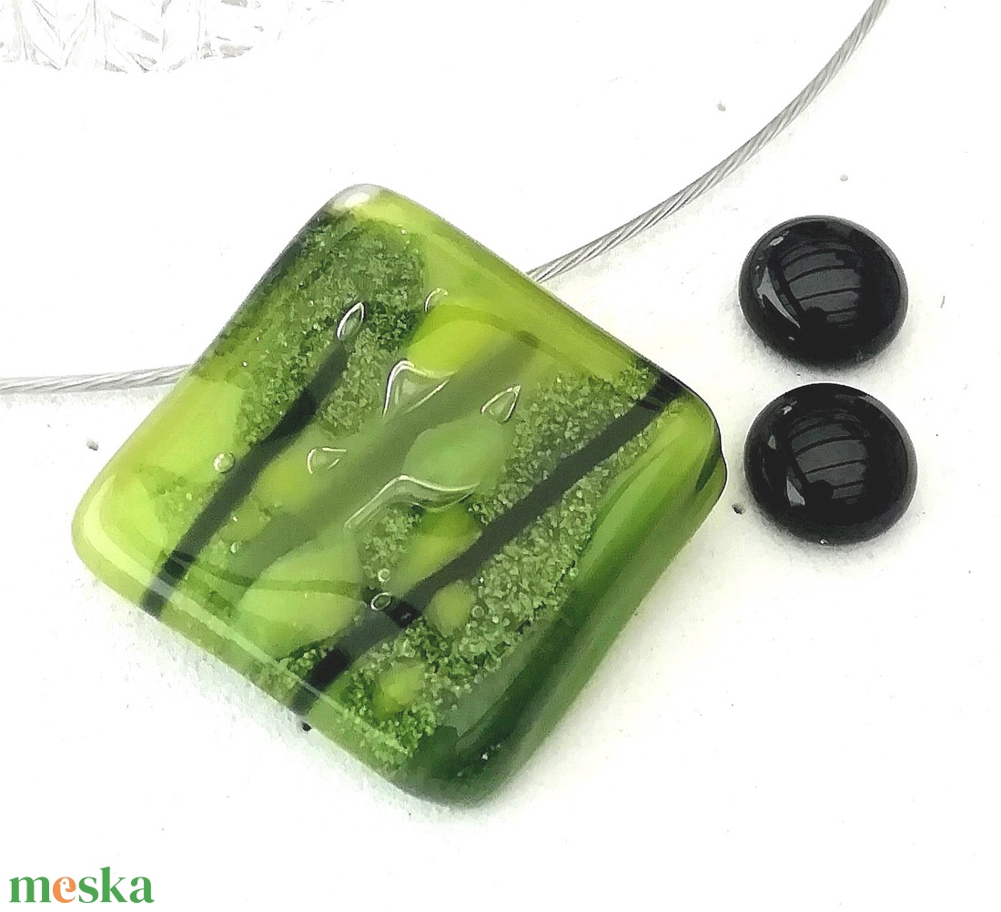 Zöld fények ékszerszett, ajándék névnapra, születésnapra. - ékszer - ékszerszett - Meska.hu