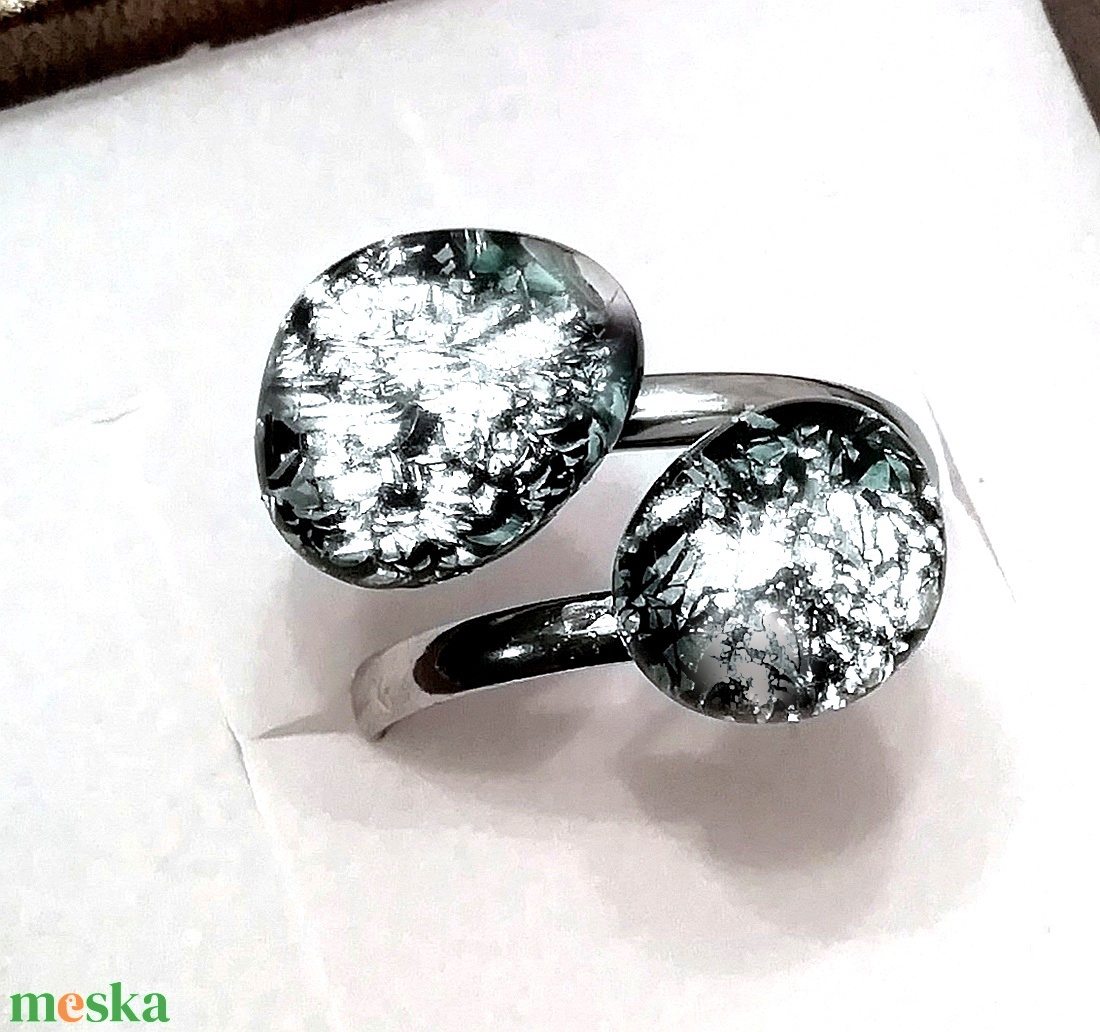 NEMESACÉL! Exkluzív ezüst gyűrű.  - ékszer - gyűrű - többköves gyűrű - Meska.hu