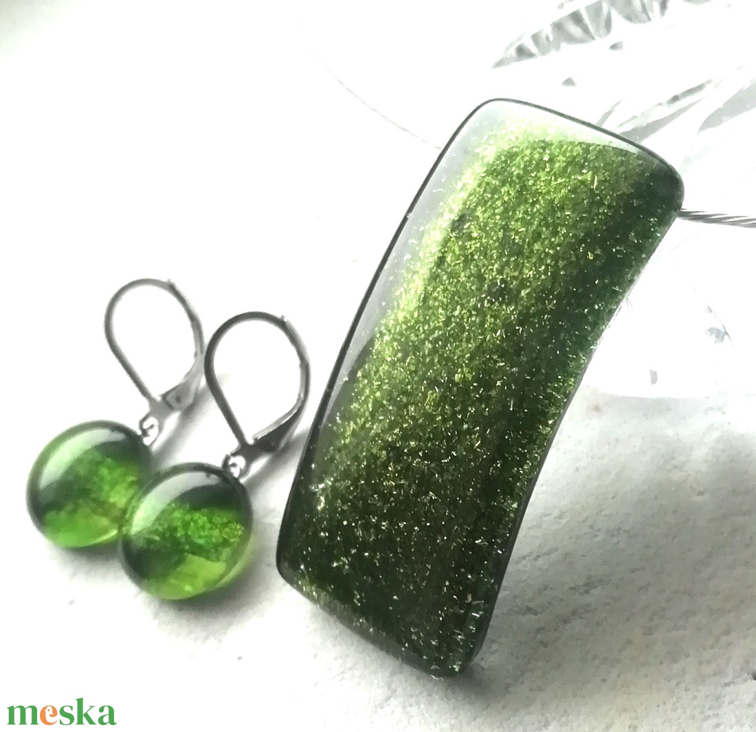 NEMESACÉL! Arany-moha aventurin nyaklánc.  - ékszer - nyaklánc - medálos nyaklánc - Meska.hu