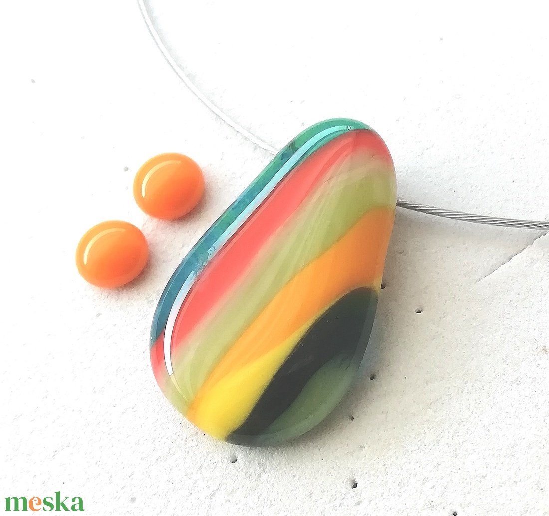 NEMESACÉL!  Színfúzió ékszerszett. - ékszer - ékszerszett - Meska.hu