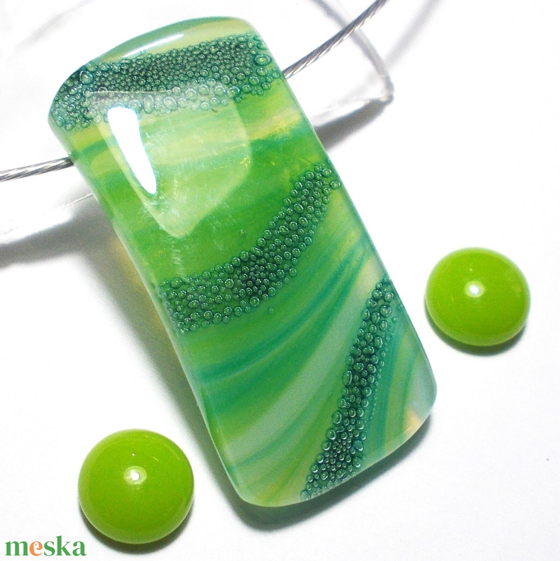 NEMESACÉL!   Májusi zápor nyaklánc és fülbevaló, ajándék nőknek, lányoknak névnapra, születésnapra. - ékszer - ékszerszett - Meska.hu