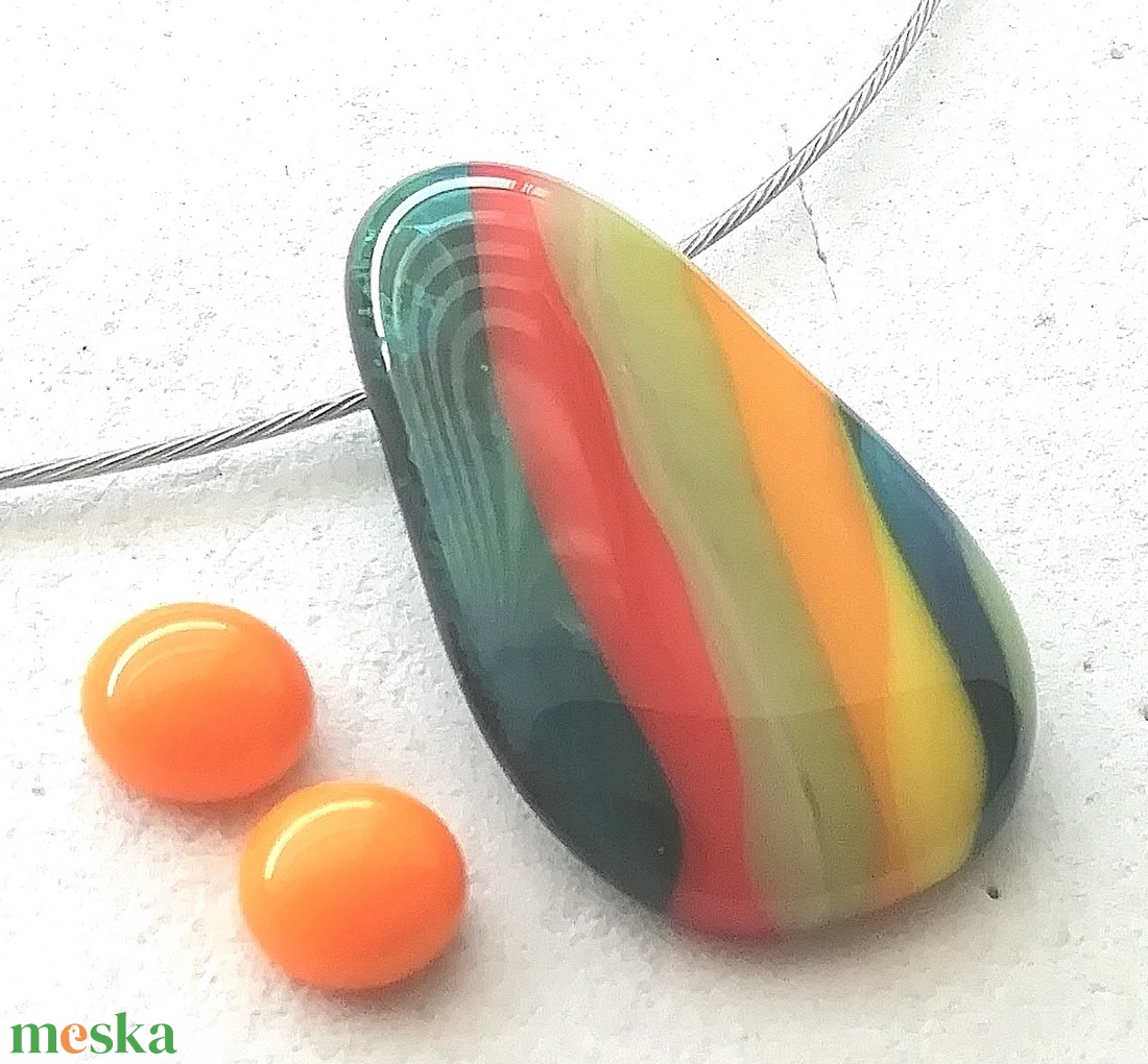 NEMESACÉL!  Színfúzió ékszerszett. - ékszer - ékszerszett - Meska.hu