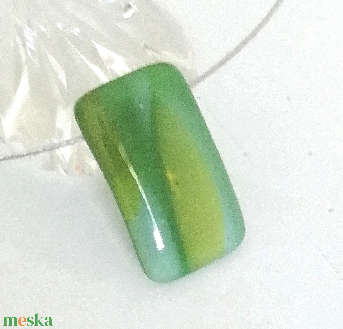 Zöld fények nyaklánc. - ékszer - ékszerszett - Meska.hu