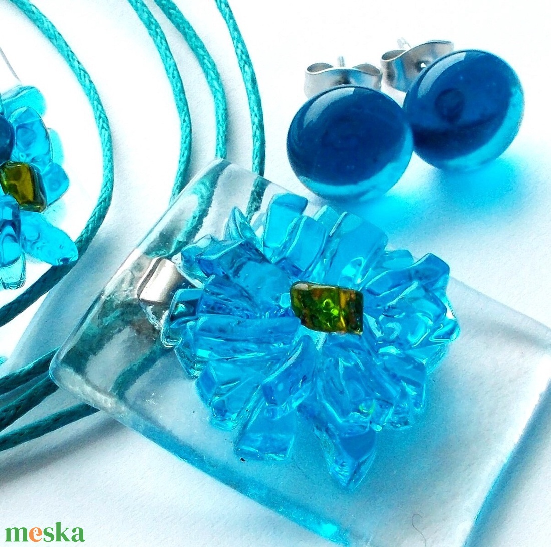 Színek játéka borostyánban ékszerszett, ajándék nőknek, lányoknak . - ékszer - ékszerszett - Meska.hu