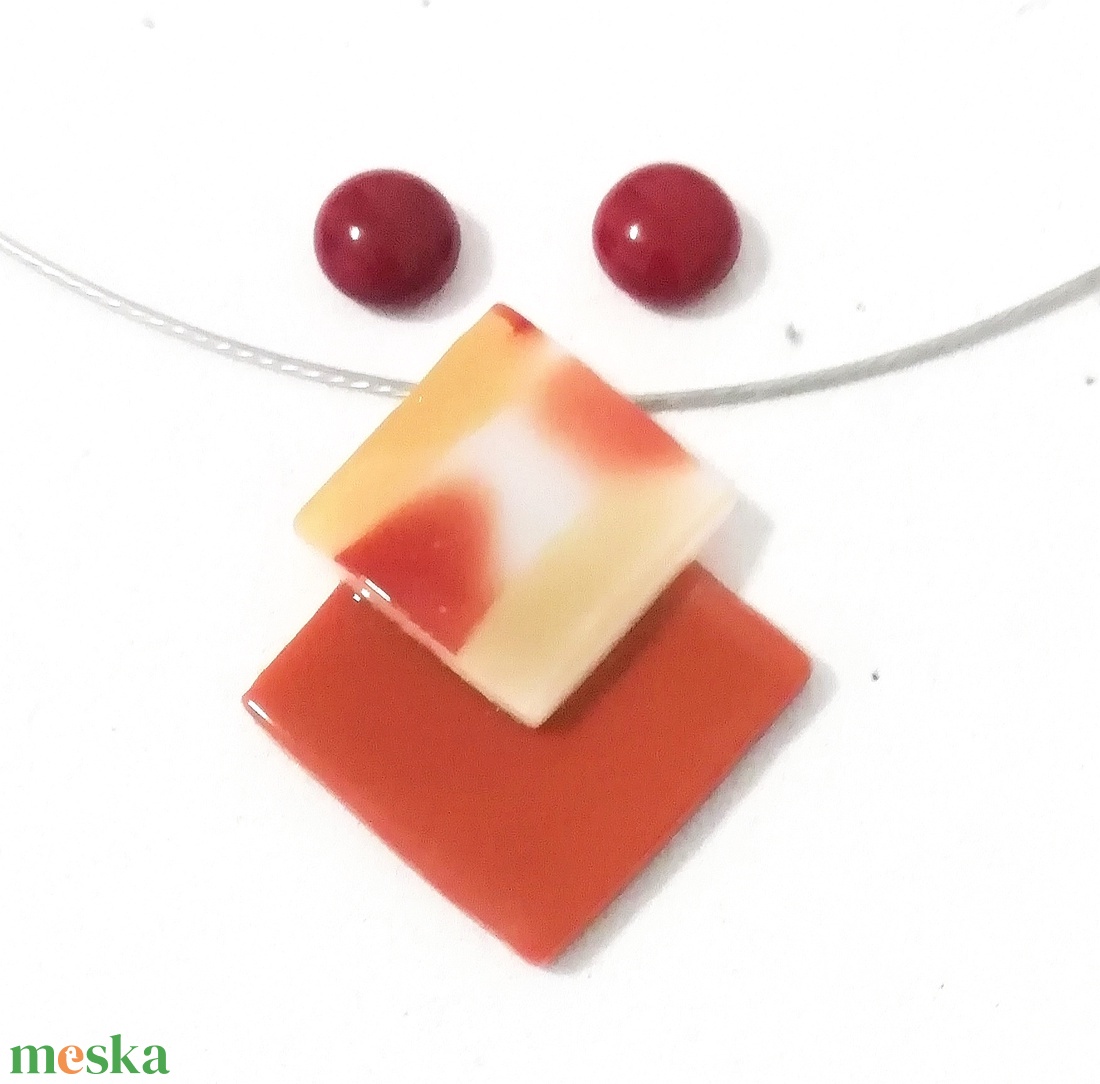 NEMESACÉL!  Terrakotta ékszerszett, ajándék nőknek, lányoknak névnapra, születésnapra. - ékszer - ékszerszett - Meska.hu