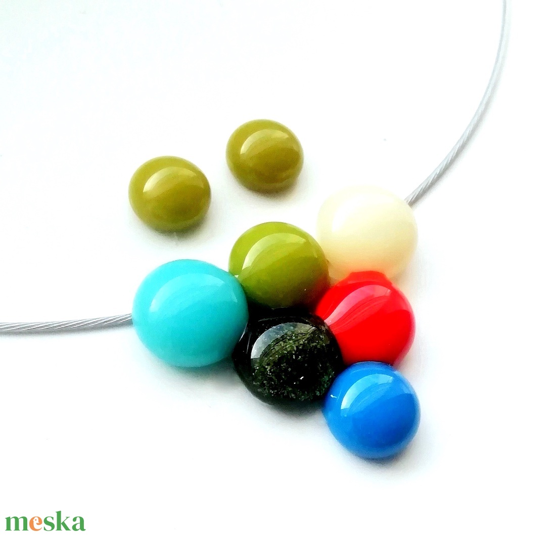 NEMESACÉL!  Színek fúziója ékszerszett.  - ékszer - ékszerszett - Meska.hu