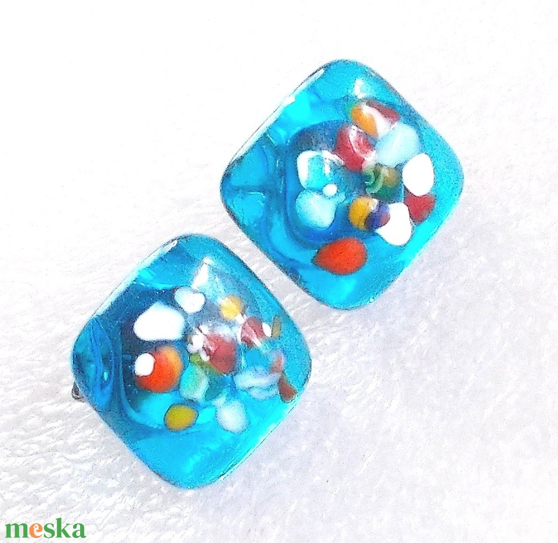  AKCIÓ! Tenger kincsei dichroic ékszerszett, másolják. - ékszer - ékszerszett - Meska.hu