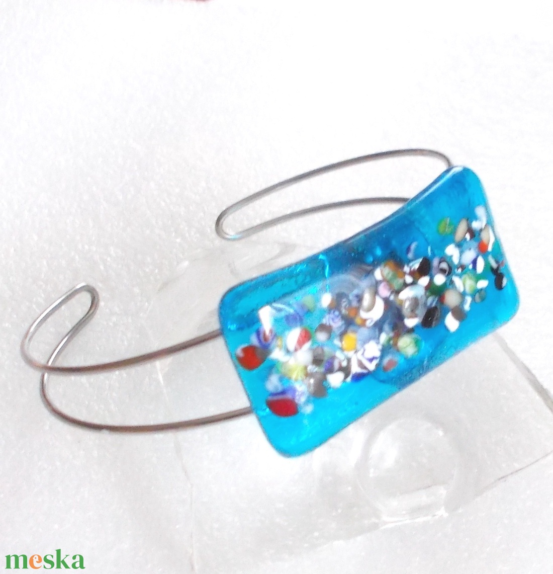  AKCIÓ! Tenger kincsei dichroic ékszerszett, másolják. - ékszer - ékszerszett - Meska.hu