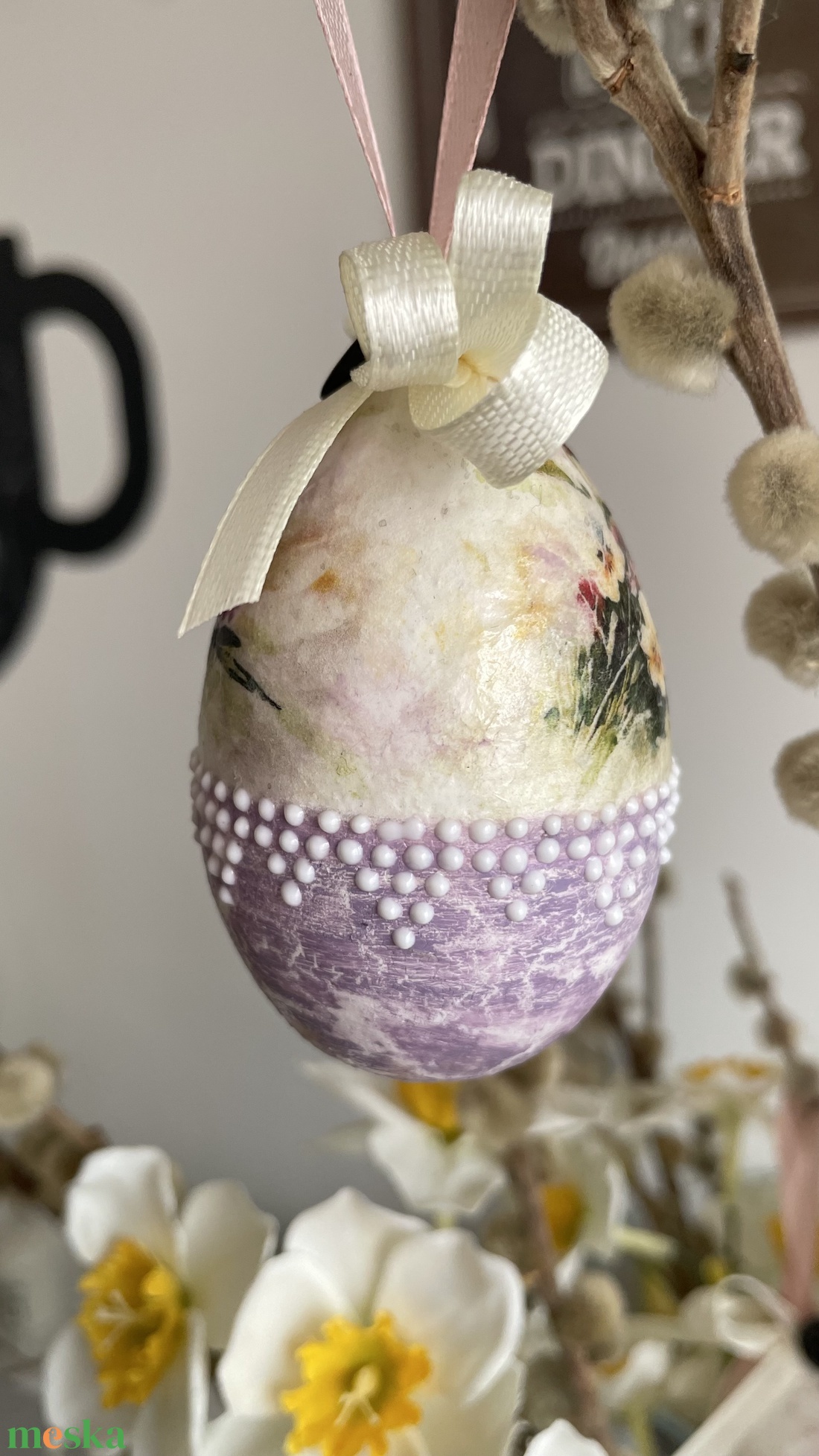 Lila tulipános húsvéti tojás - otthon & életmód - dekoráció - fali és függő dekoráció - függődísz - Meska.hu Lila tulipános húsvéti tojás - otthon & életmód - dekoráció - fali és függő dekoráció - függődísz - Meska.hu