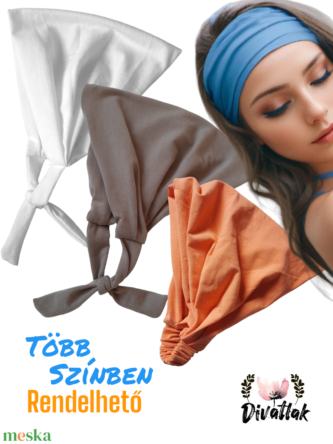 Izabella nevére fejkendő lefoglalva - ruha & divat - sál, sapka, kendő - fejpánt - Meska.hu