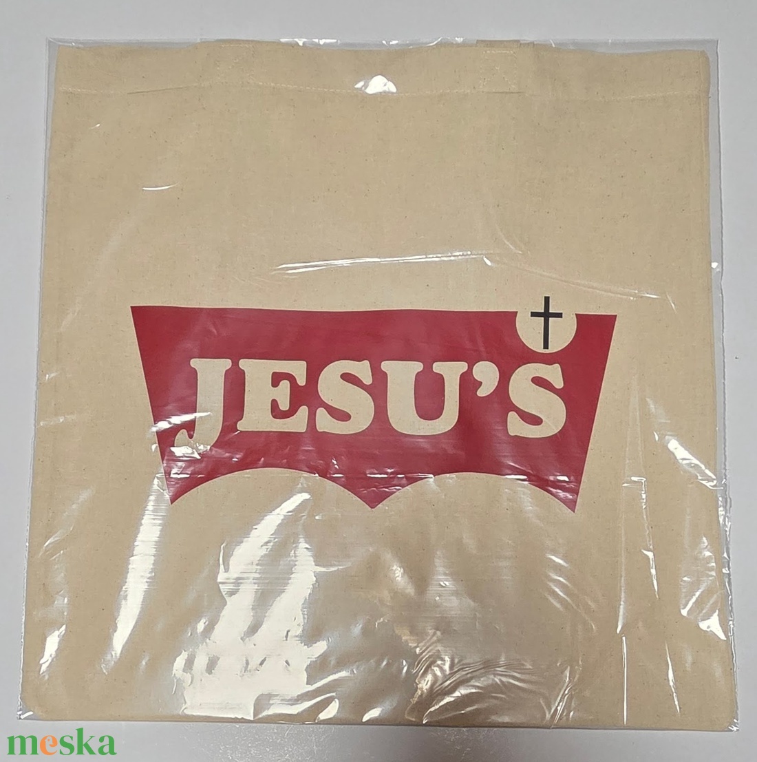 Hosszú fülű vászontáska - táska & tok - bevásárlás & shopper táska - shopper, textiltáska, szatyor - Meska.hu