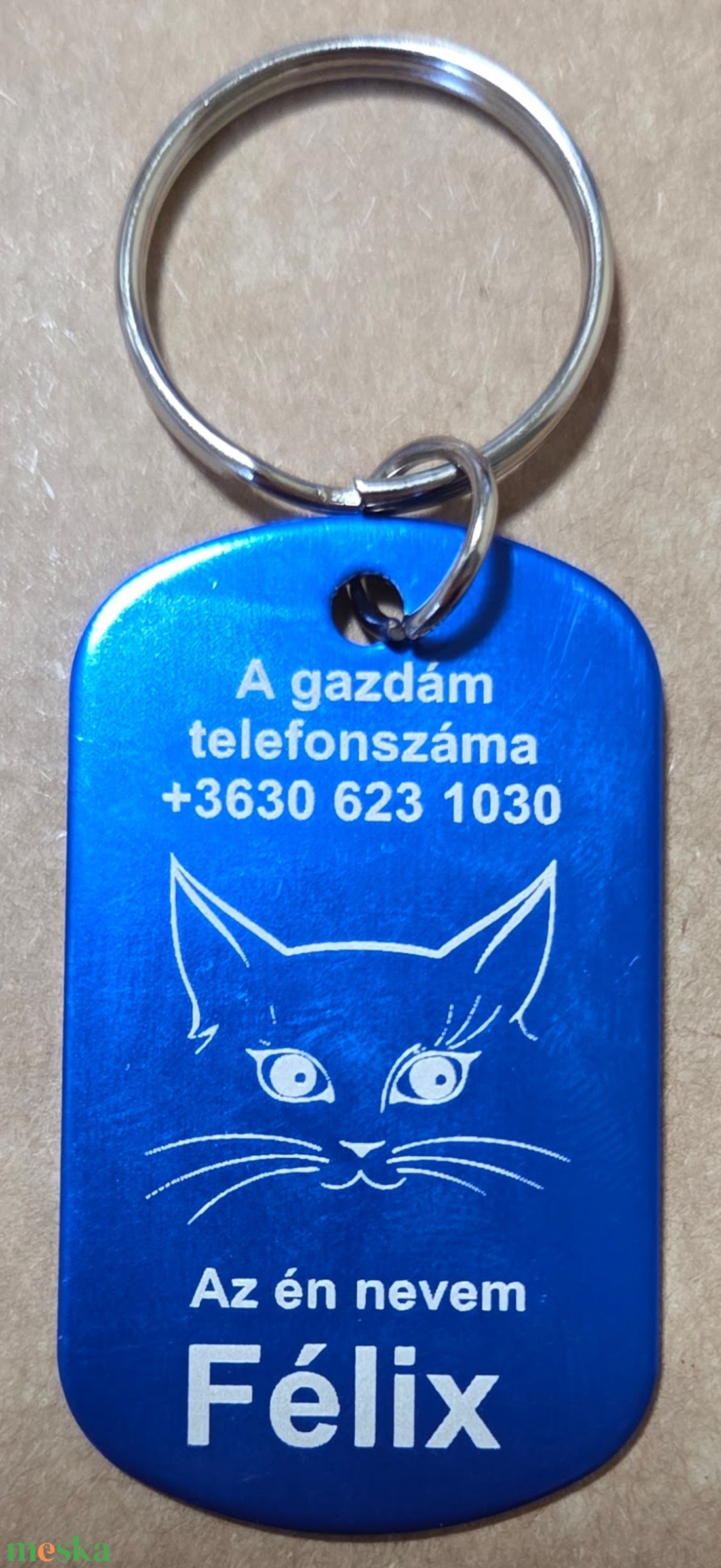 Egyedi háziállat biléta - otthon & életmód - kisállatoknak - macska nyakörv és biléta - Meska.hu