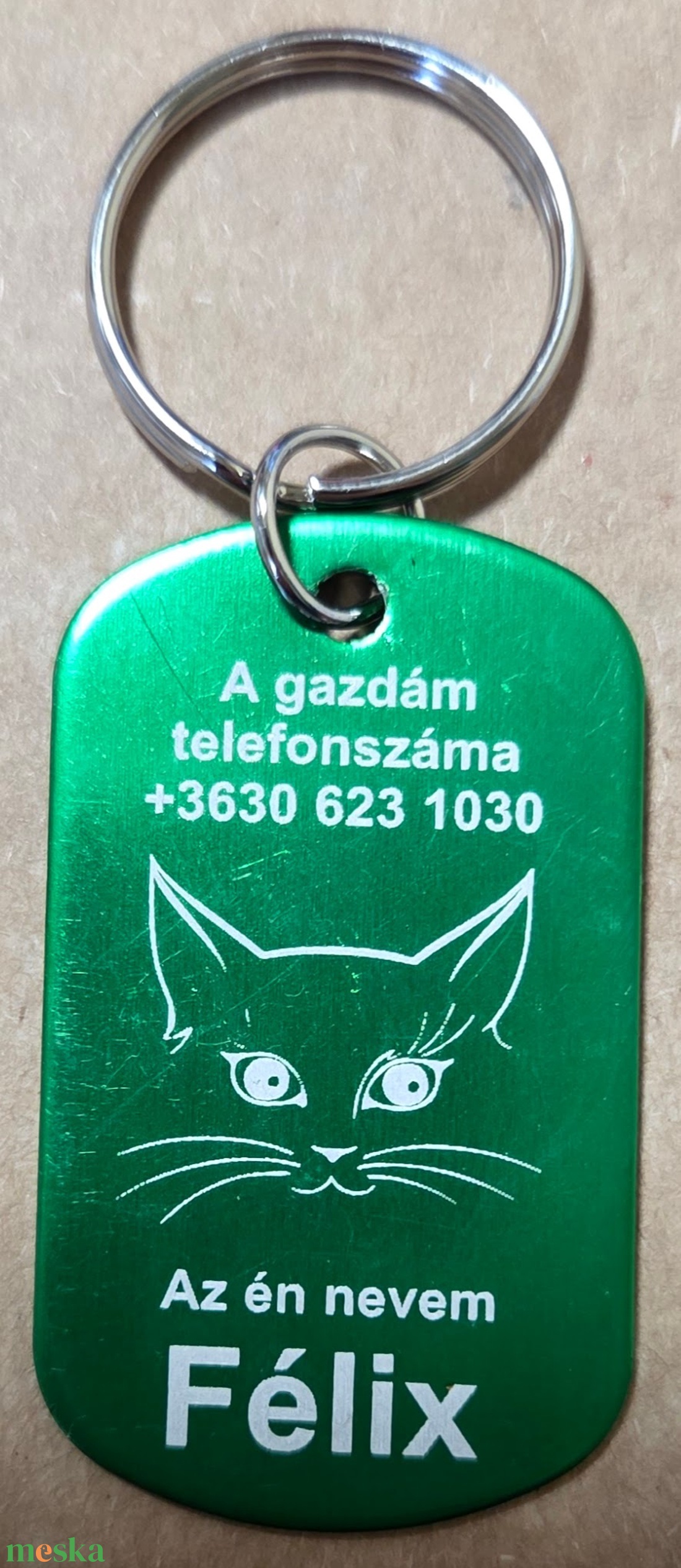 Egyedi háziállat biléta - otthon & életmód - kisállatoknak - macska nyakörv és biléta - Meska.hu