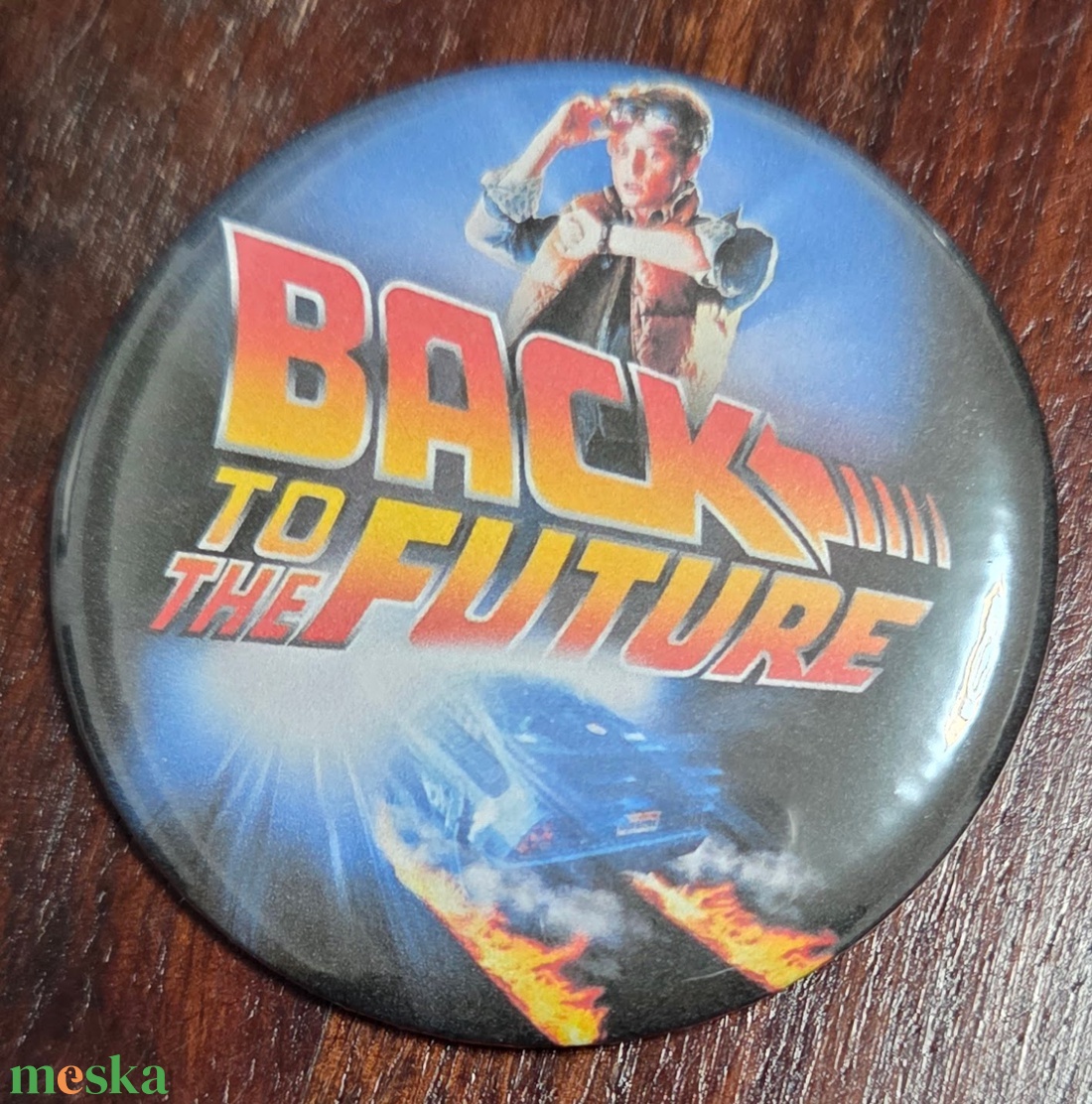 Időutazás a kabátodon! � Vissza a jövőbe kitűző szett (58 mm) - ékszer - kitűző és bross - Meska.hu