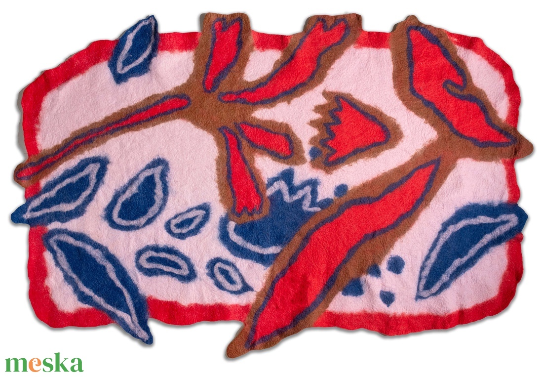 VIRÁGÖRVÉNY szőnyeg - otthon & életmód - lakástextil - szőnyeg - más típusú szőnyeg - Meska.hu