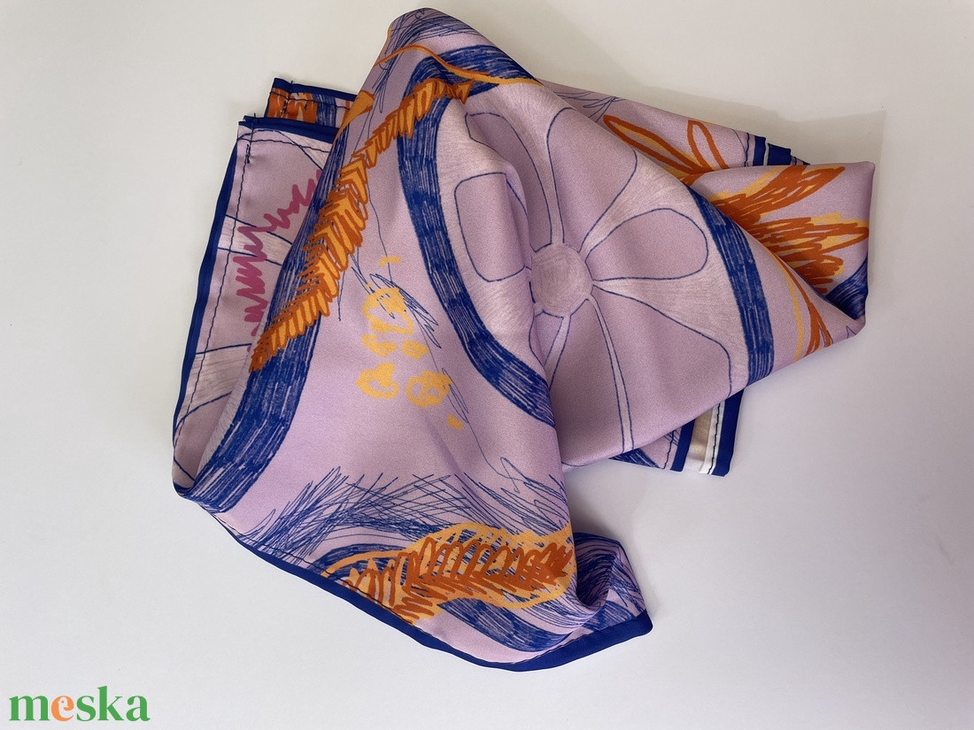 Virágos Kendő 3 - ruha & divat - sál, sapka, kendő - kendő - Meska.hu