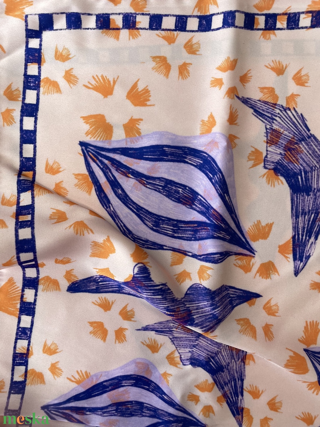 Virágos Kendő 4 - ruha & divat - sál, sapka, kendő - kendő - Meska.hu