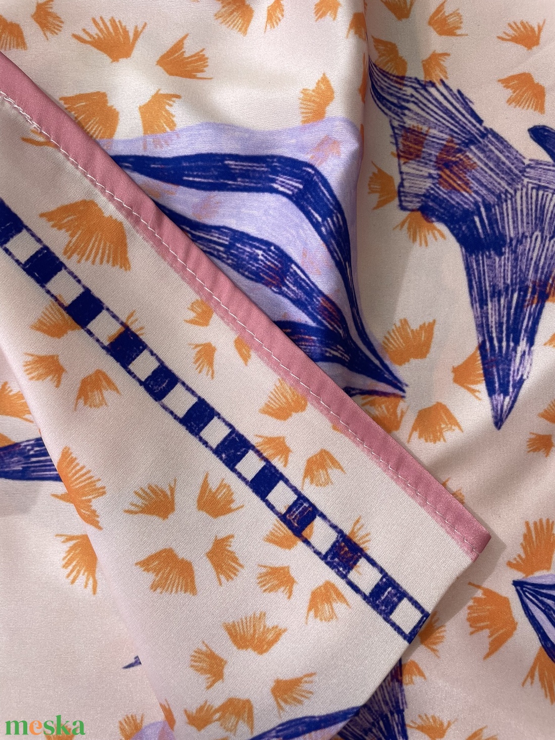 Virágos Kendő 4 - ruha & divat - sál, sapka, kendő - kendő - Meska.hu