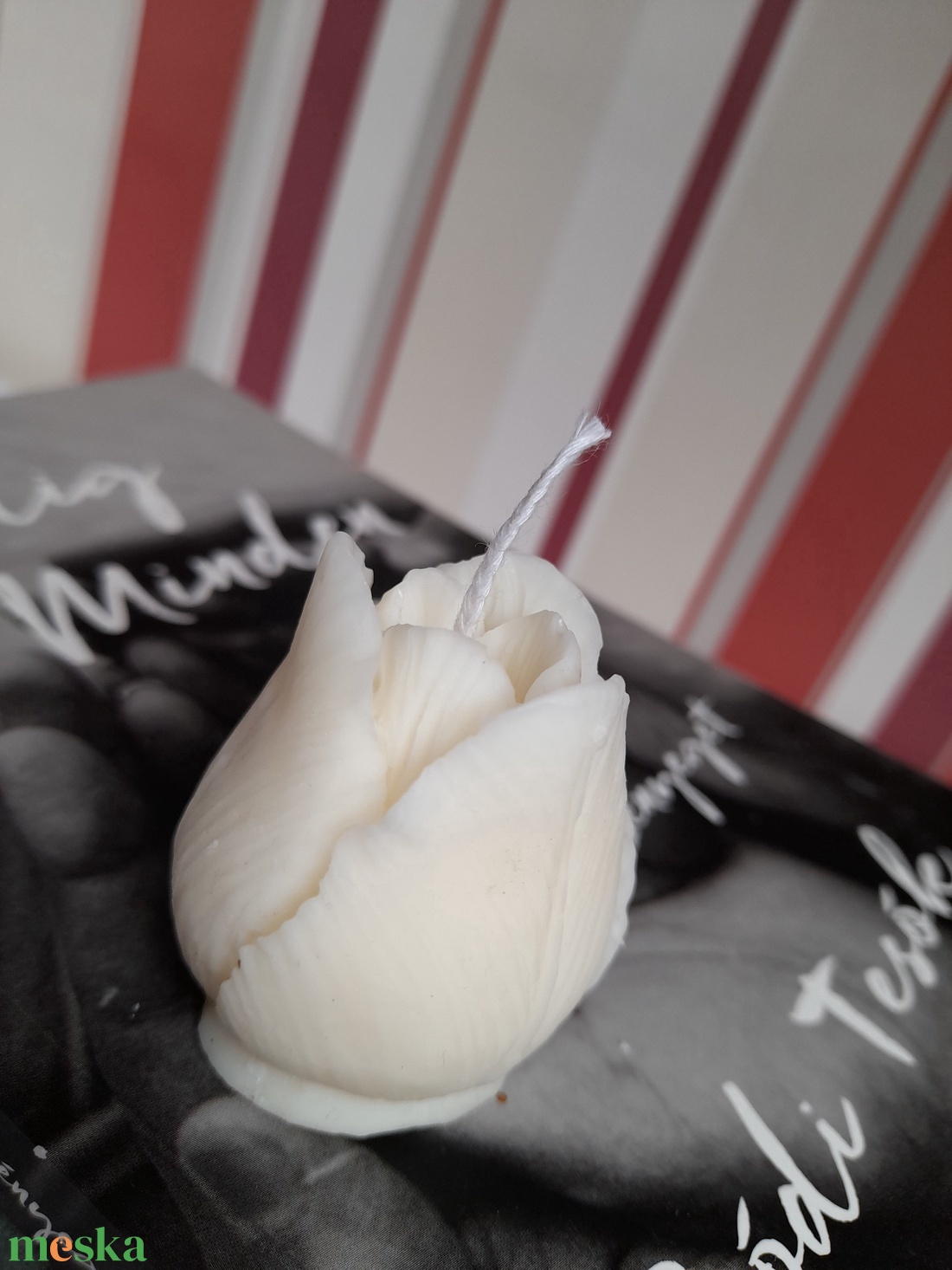 Tulipán mini gyertya  - otthon & életmód - gyertya, illat, aroma - gyertya - Meska.hu