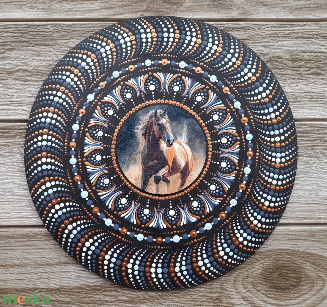 Mandala lovas motívummal - otthon & életmód - dekoráció - spiritualitás - mandala - Meska.hu Mandala lovas motívummal - otthon & életmód - dekoráció - spiritualitás - mandala - Meska.hu