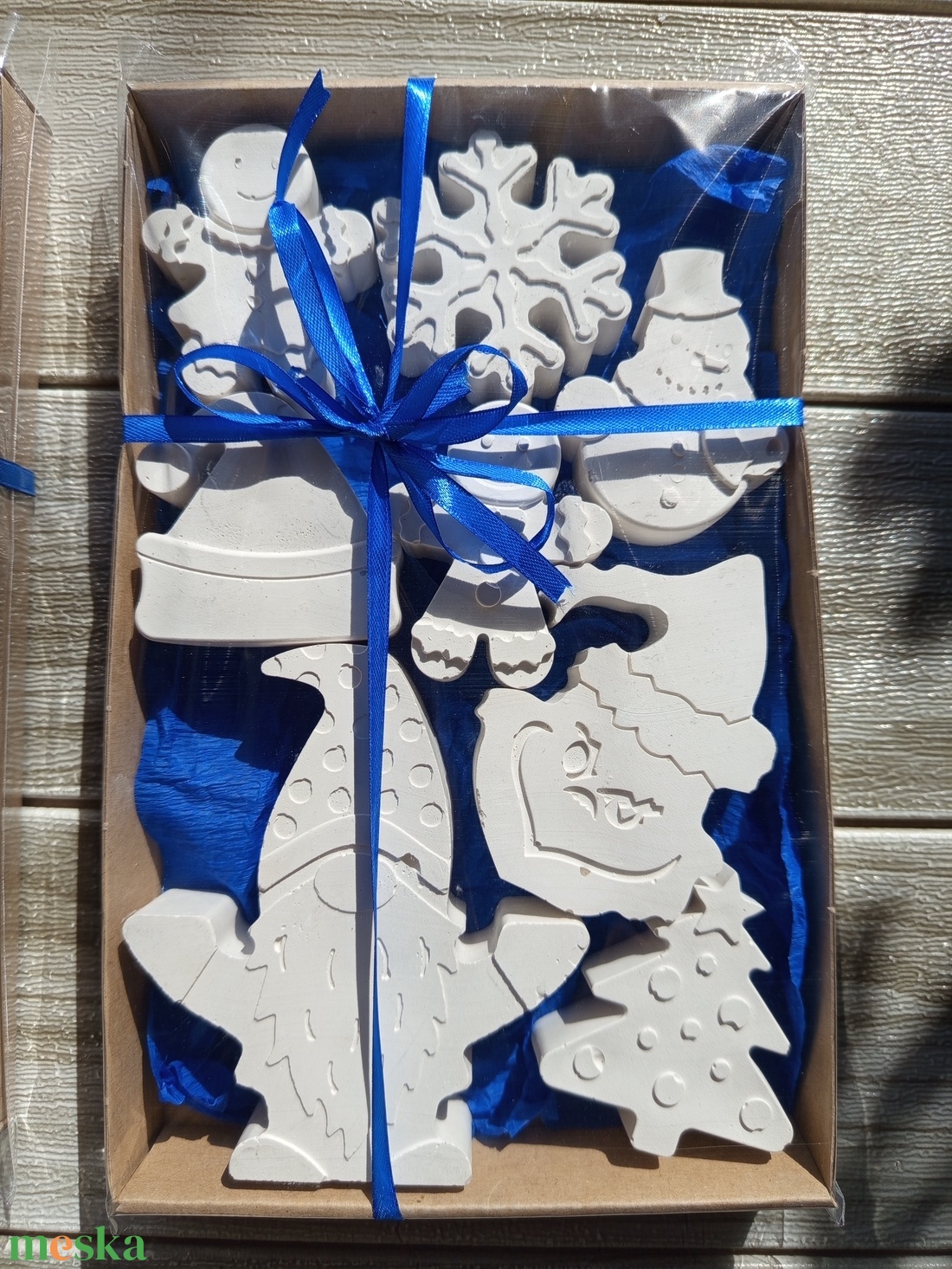 Kislelkű manó festhető gipsz csomag  - diy (csináld magad) - egységcsomag - Meska.hu