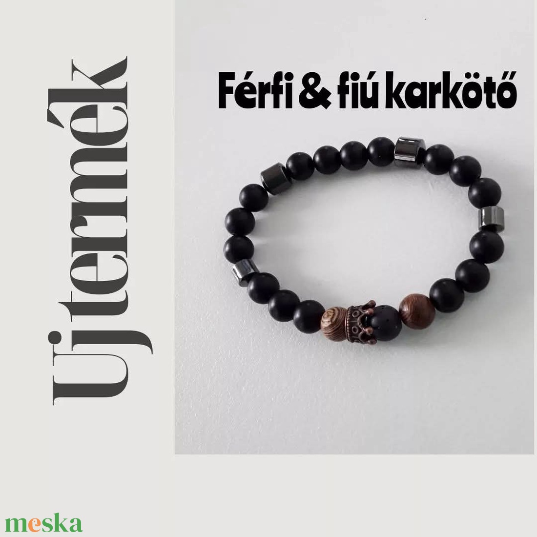 Acélos lélek -korona motívummal. - ékszer - karkötő - gyöngyös karkötő - Meska.hu Acélos lélek -korona motívummal. - ékszer - karkötő - gyöngyös karkötő - Meska.hu