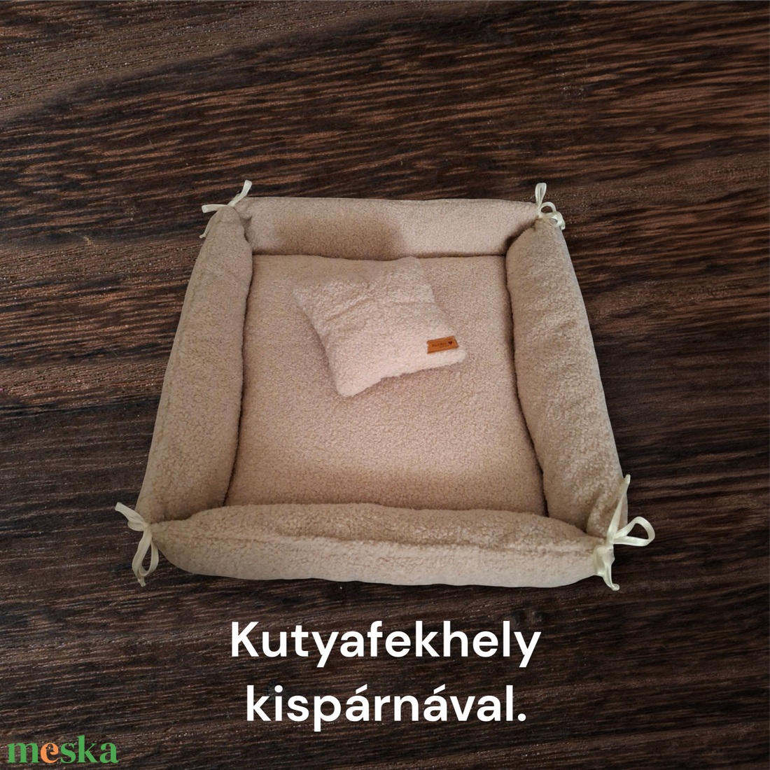 Szőrmés pihe - puha tapintású kutyaágy kedvencének kispárna ajándékkal  - otthon & életmód - kisállatoknak - kutyáknak - kutya fekhelyek, házak - Meska.hu