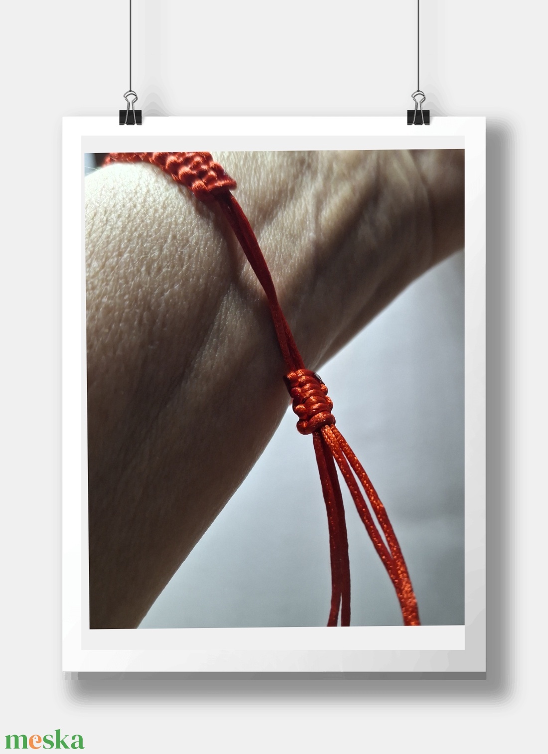 Végtelen szeretet medállal készült karkötő  - ékszer - karkötő - fonott karkötő - Meska.hu