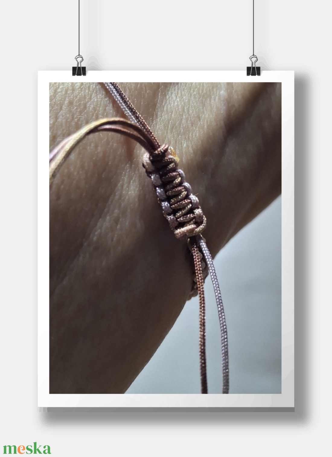 Végtelen szeretet karkötő fonott zsinórból készült  - ékszer - karkötő - fonott karkötő - Meska.hu