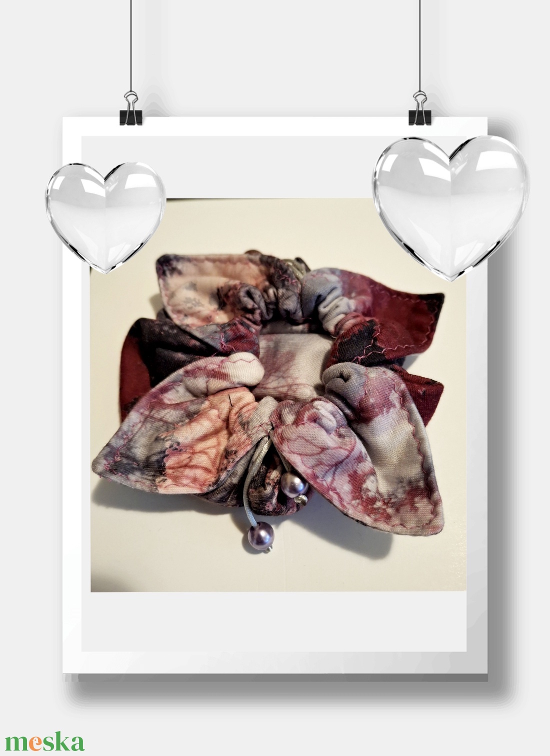 Dekoratív színes mintás szütyők ajándék ötlet - kellékek & szerszámok - ékszerkellék - medáltartó, medálkapocs - Meska.hu