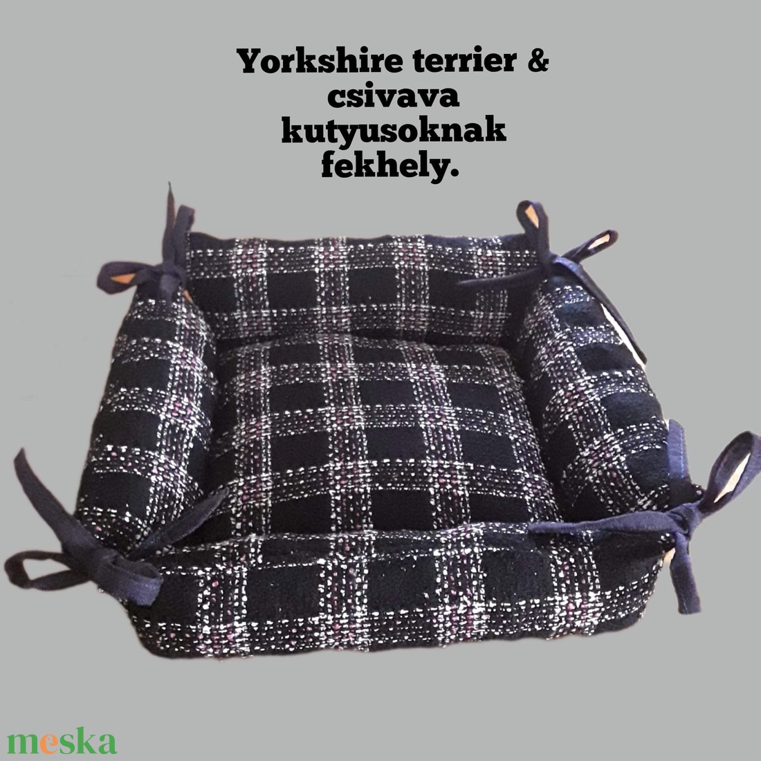 Kutyafekhely kedvencének kistermetű kutyusoknak  - otthon & életmód - kisállatoknak - kutyáknak - kutya fekhelyek, házak - Meska.hu