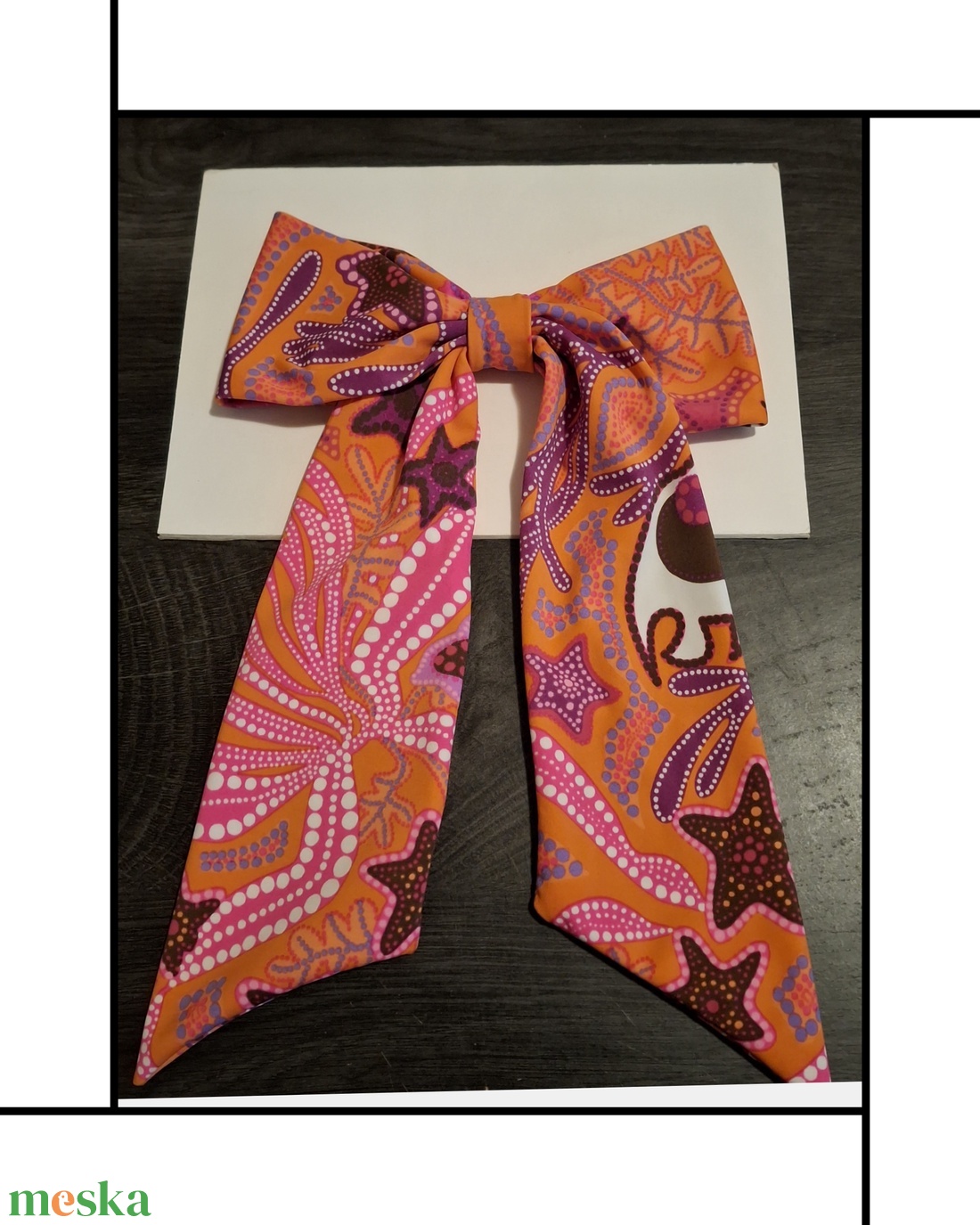 Színes mintás anyagokból készült hajmasni krokodil csipesszel  - ruha & divat - hajdísz & hajcsat - hajdísz - Meska.hu