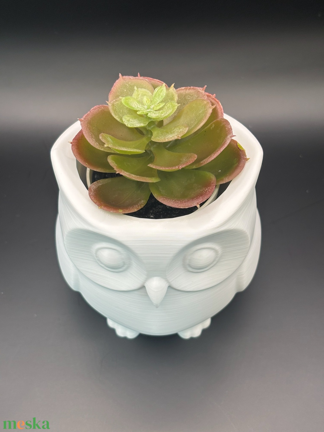 Bagoly kaspó - esküvő - dekoráció - asztaldísz - Meska.hu