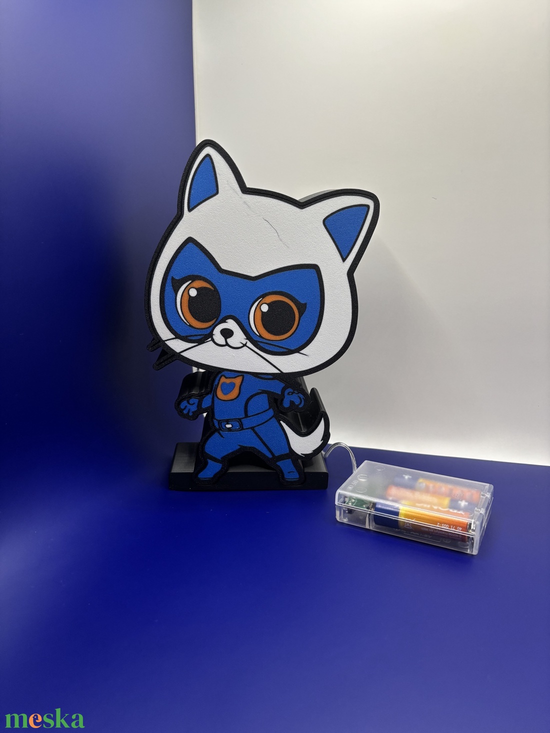 Szuper Cicák hangulatlámpa - otthon & életmód - lámpa - asztali lámpa - Meska.hu