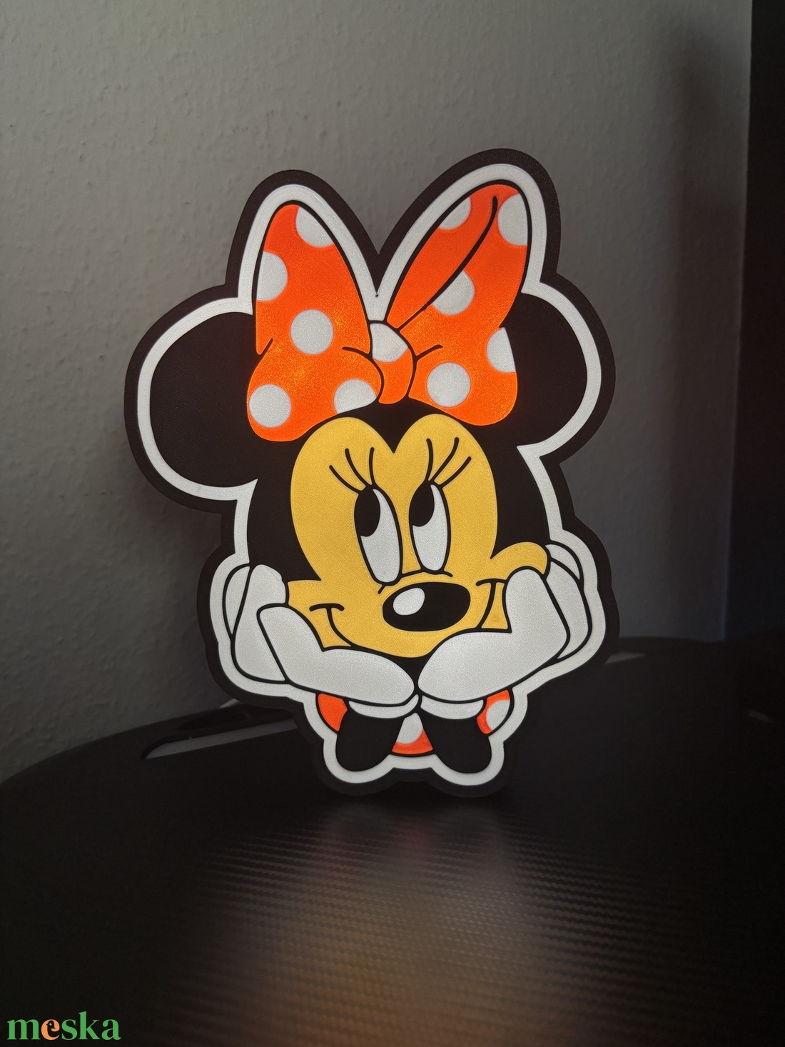 Minnie egér hangulatlámpa � nyugtató fény a gyerekszobába - otthon & életmód - lámpa - hangulatlámpa - Meska.hu