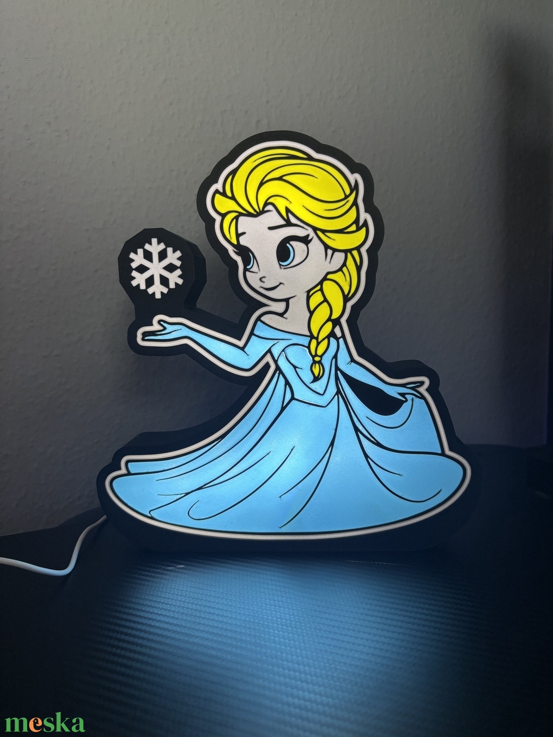 Jégvarázs ihlette hercegnős lámpa - otthon & életmód - lámpa - hangulatlámpa - Meska.hu