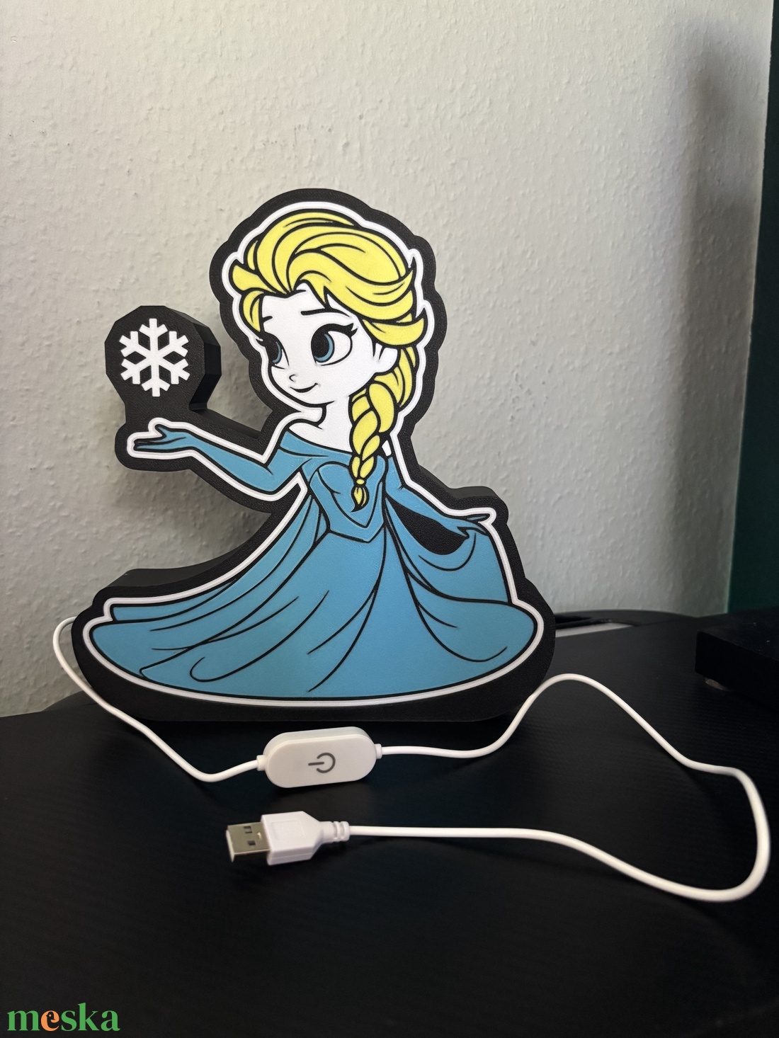 Jégvarázs ihlette hercegnős lámpa - otthon & életmód - lámpa - hangulatlámpa - Meska.hu