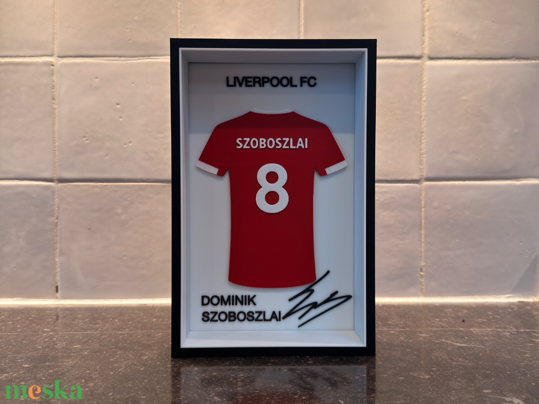 Szoboszlai Dominik � Liverpool falikép, egyedi dekor - esküvő - dekoráció - asztaldísz - Meska.hu