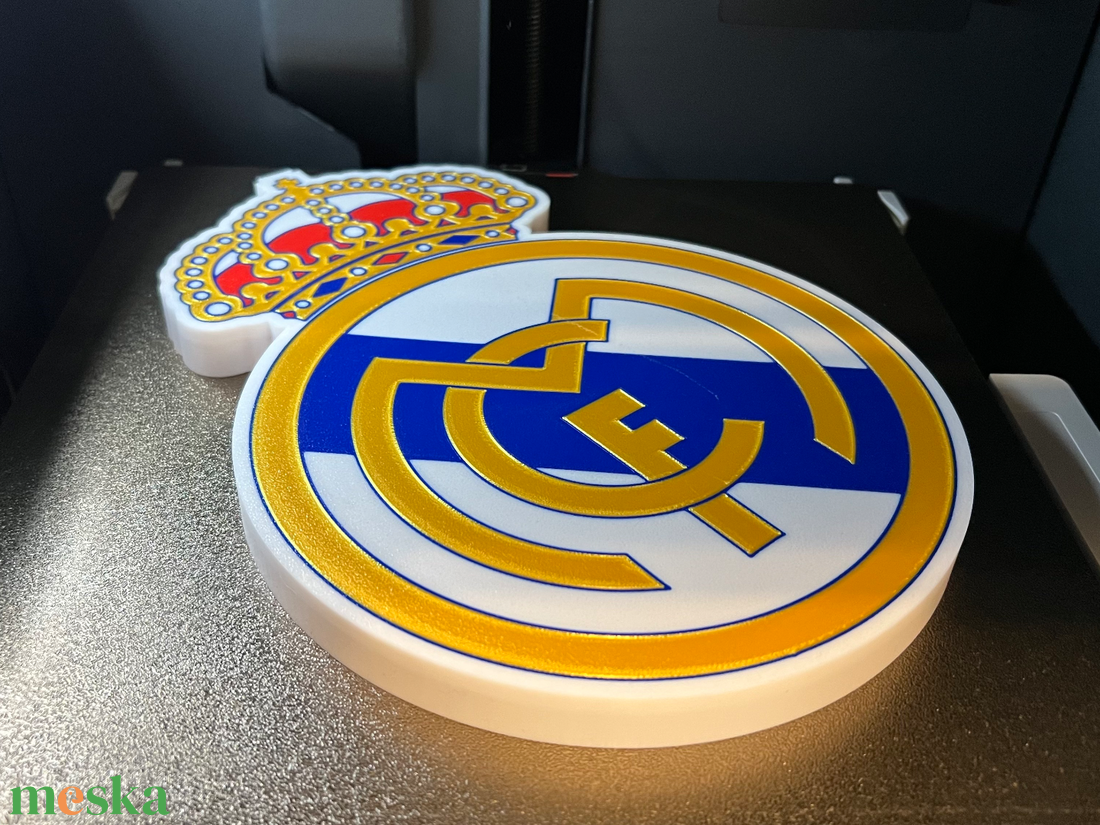 Real Madrid LED lámpa - otthon & életmód - lámpa - falilámpa - Meska.hu