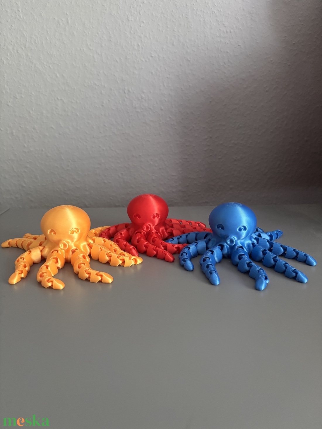 3D nyomtatott hajlítható polip - otthon & életmód - dekoráció - dísztárgy - Meska.hu