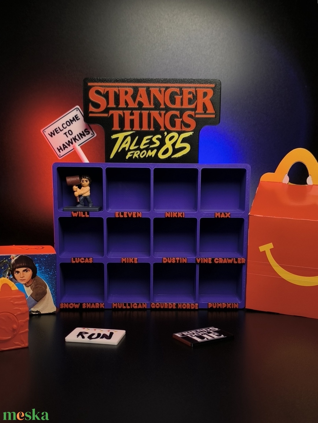 Stranger Things Mcdonalds figura tartó - otthon & életmód - dekoráció - dekoratív figurák és szobrok - Meska.hu
