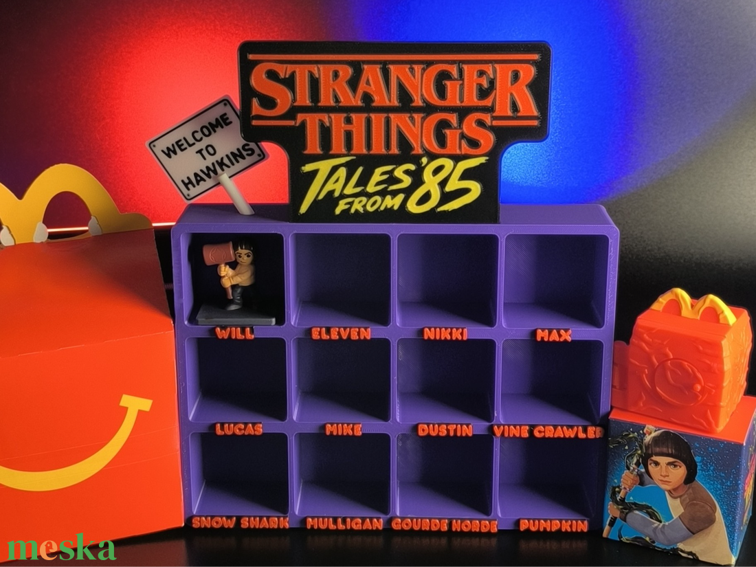 Stranger Things Mcdonalds figura tartó - otthon & életmód - dekoráció - dekoratív figurák és szobrok - Meska.hu